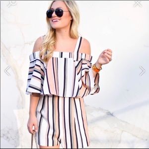 TopShop multi colored romper
